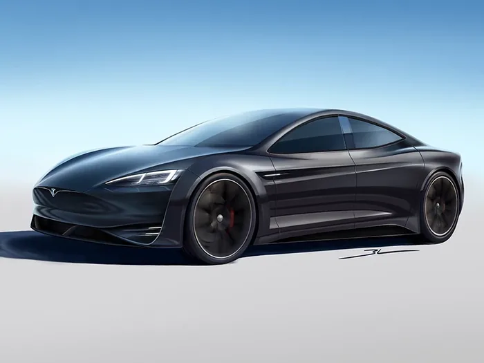 Tesla Model S Palladium, Sketches