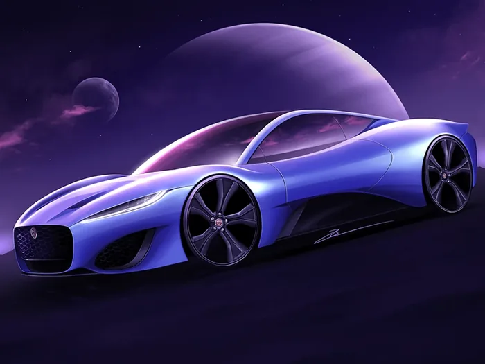 Mid-Engined Jaguar, Sketch