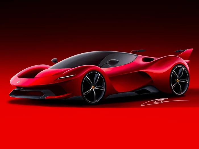 Ferrari F296 Vincente, Sketches