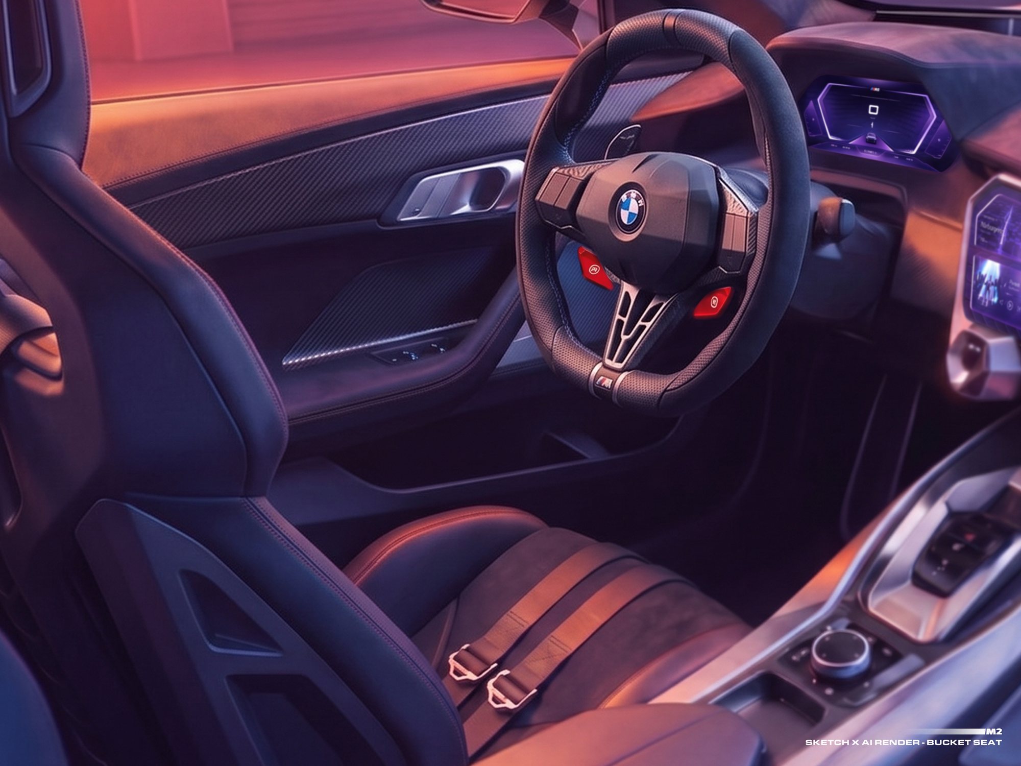 Bucket seat render